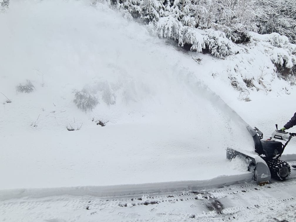 Schneefräse Türe ait Lumag SFR110PR, Gebrauchtmaschine içinde Ottenhöfen (resim 11)