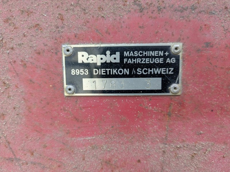 Schneefräse typu Rapid 204 Schneefräse, Gebrauchtmaschine v Chur (Obrázek 3)