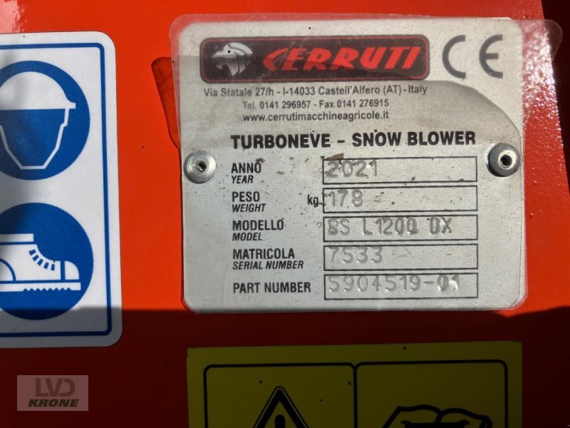 Schneefräse des Typs Sonstige BS L1200 BX, Gebrauchtmaschine in Spelle (Bild 4)