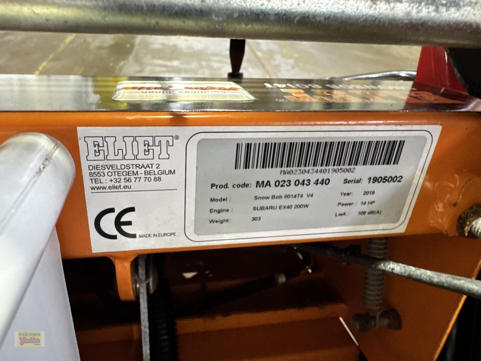 Schneefräse des Typs Sonstige Eliet Snow Bob 8014T4 Schneefräse mit Raupen, Gebrauchtmaschine in Kötschach (Bild 21)