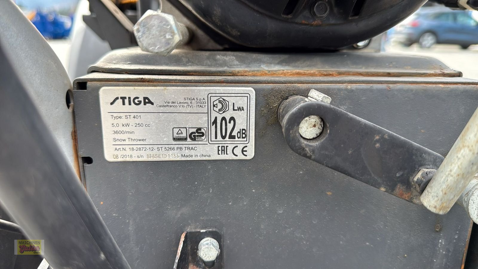 Schneefräse des Typs Stiga ST 401 Schneefräse mit Raupenantrieb, Gebrauchtmaschine in Kötschach (Bild 4)