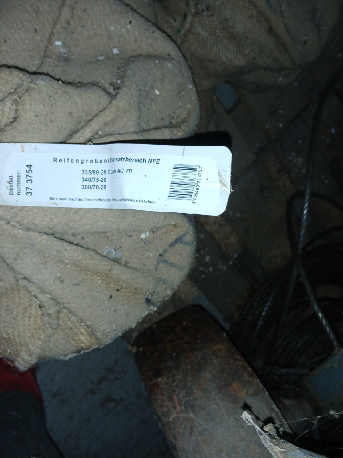 Schneekette van het type Ottinger Netz GS, Neumaschine in Schwandorf (Foto 1)