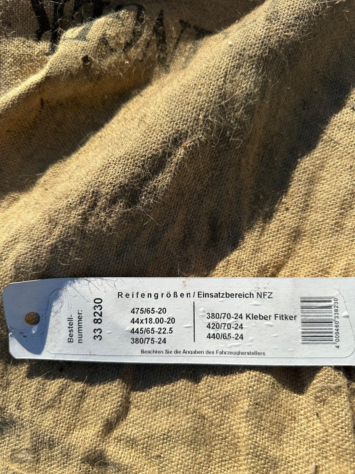 Schneekette of the type Ottinger Netzkette Netz E 440/65R24 (440/65-24) 8 mm, Neumaschine in Rankweil (Picture 3)