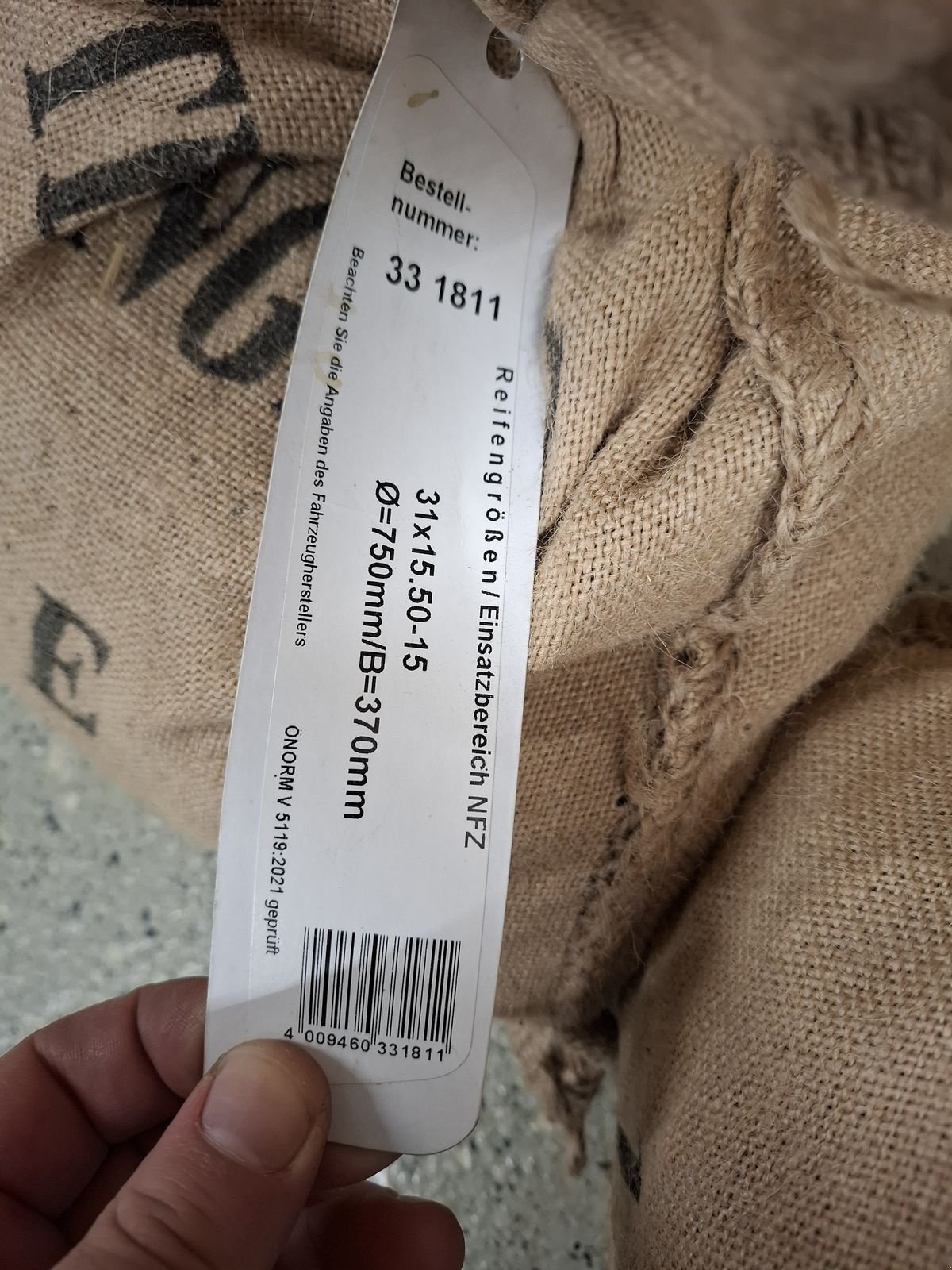 Schneekette za tip Ottinger Netzketten 31x15,5-15, Gebrauchtmaschine u Saxen (Slika 4)