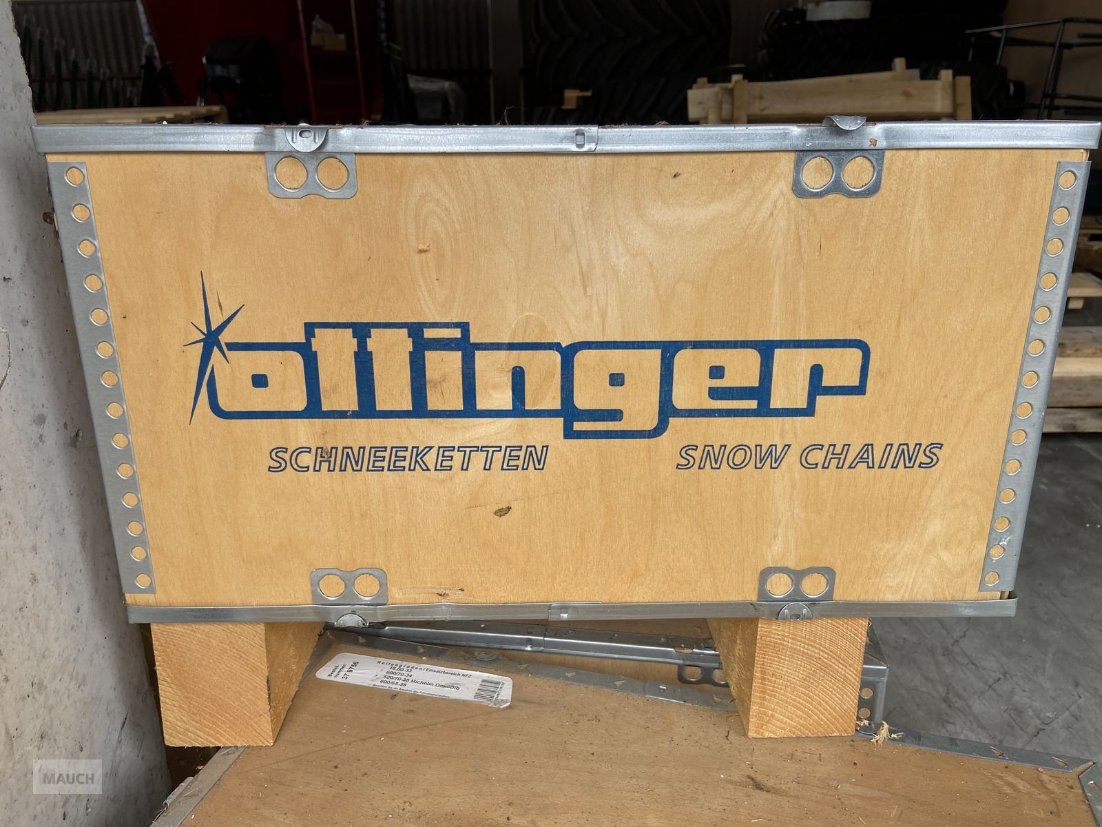 Schneekette van het type Ottinger Schneeketten 600/65 R38 + 540/65 R24, Gebrauchtmaschine in Burgkirchen (Foto 1)
