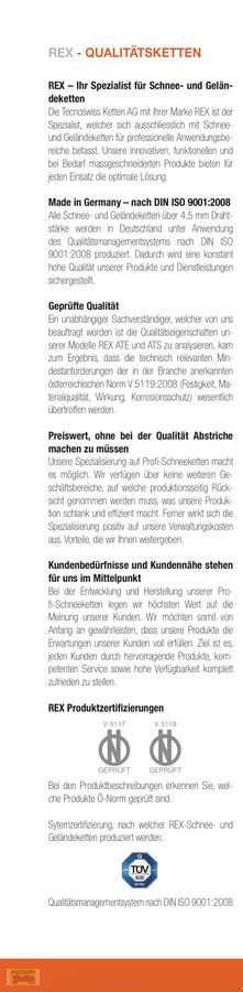 Schneekette типа Rex Netzkette 8mm zu 480/65R28, 540/65R24, Neumaschine в Kötschach (Фотография 2)