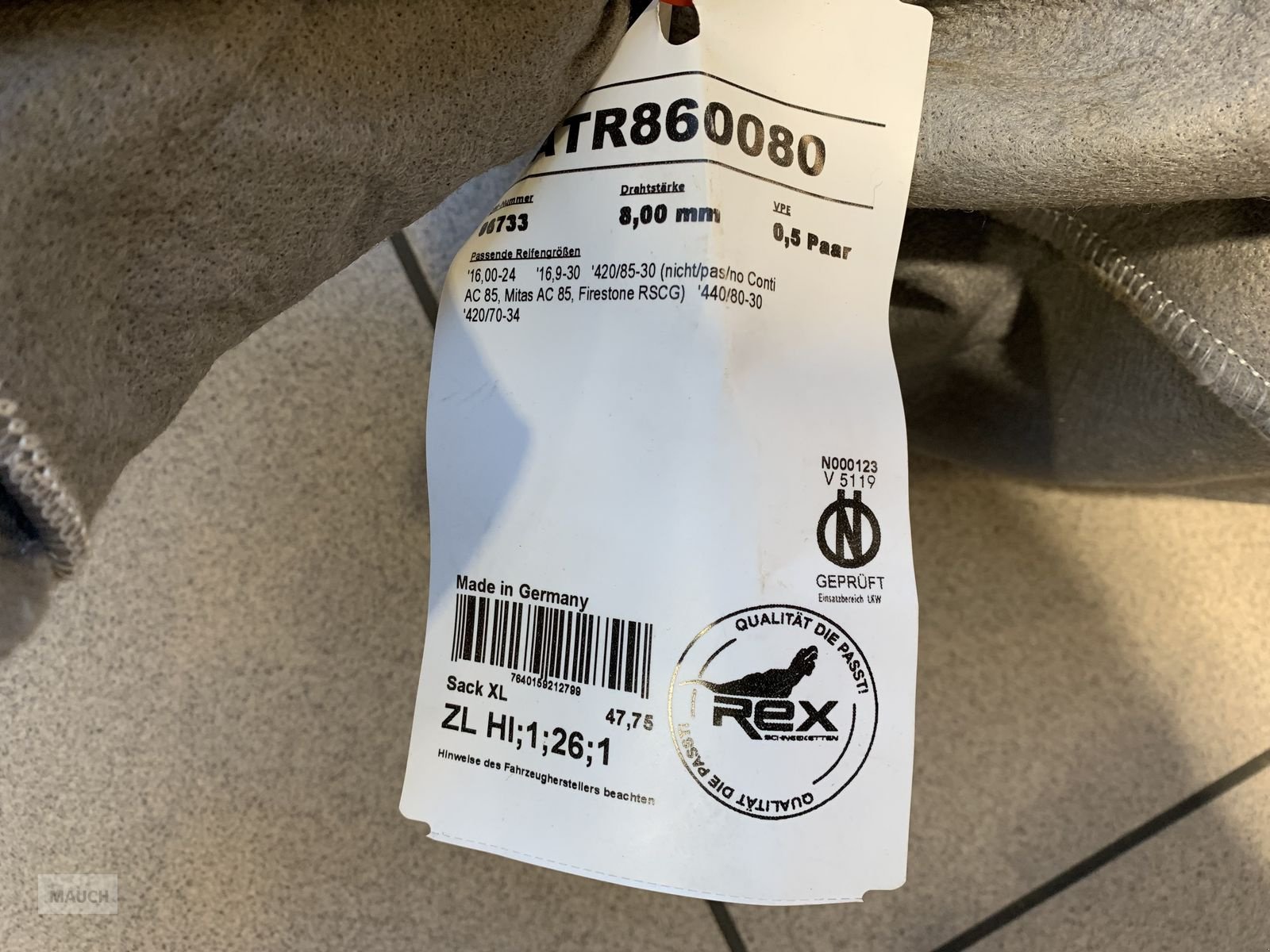 Schneekette a típus Rex Schneeketten 16.9-30, Gebrauchtmaschine ekkor: Eben (Kép 2)