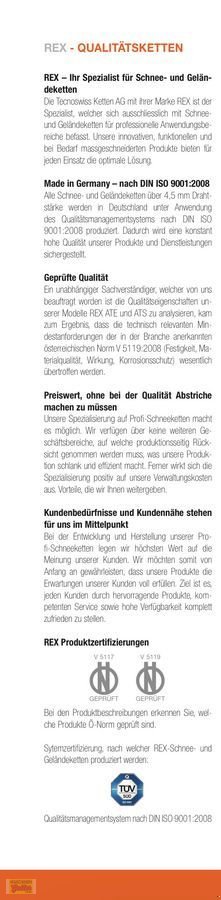 Schneekette of the type Rex WNL Netzkette 7 mm zu 440/65R24, Neumaschine in Kötschach (Picture 4)