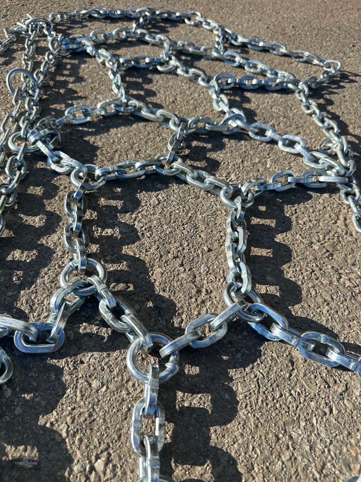 Schneekette a típus Veriga Netzkette Tempo TM 370-8 passend 300/80R24, 325/70R24, uvm., Neumaschine ekkor: Rankweil (Kép 3)