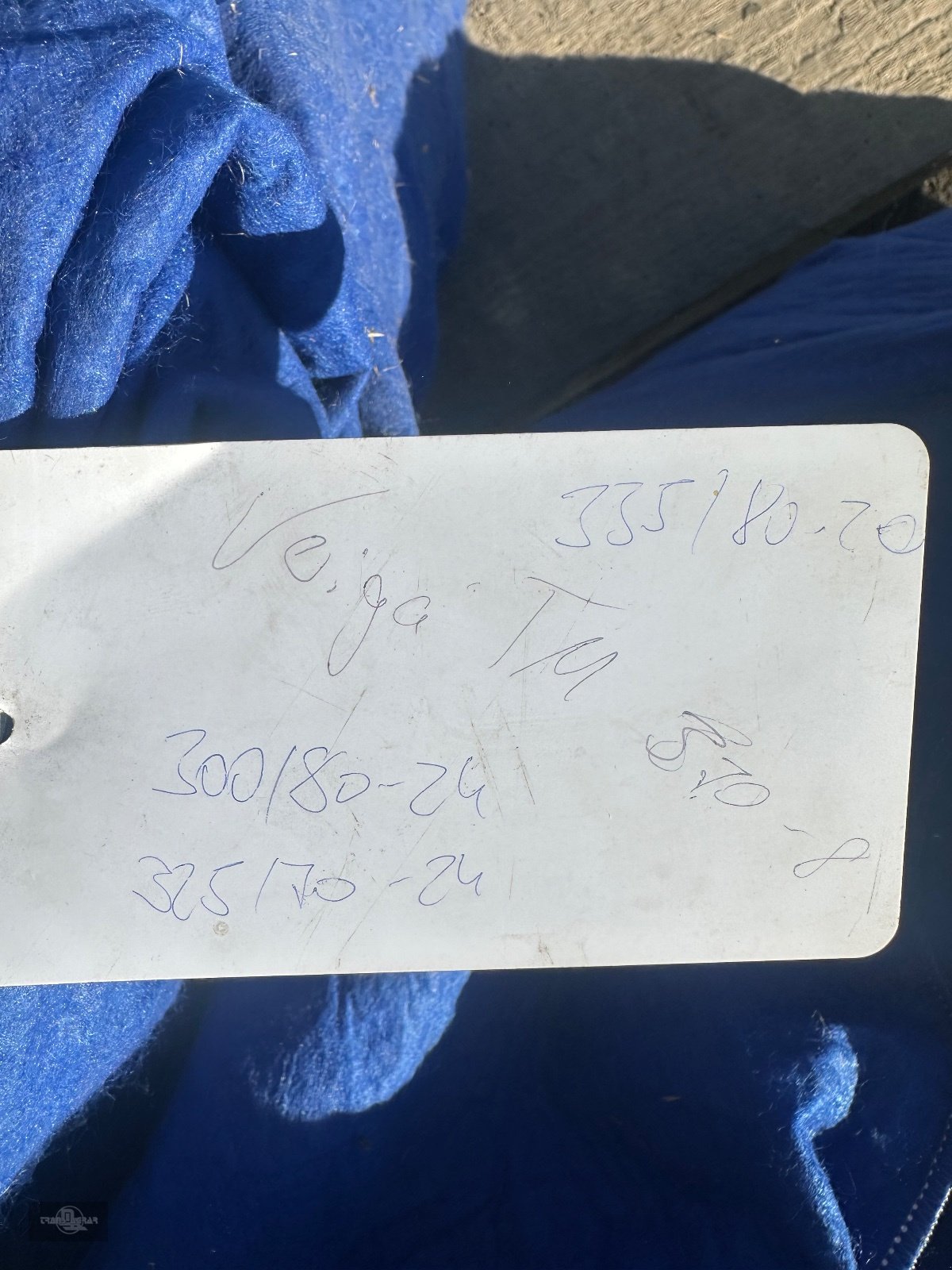 Schneekette a típus Veriga Netzkette Tempo TM 370-8 passend 300/80R24, 325/70R24, uvm., Neumaschine ekkor: Rankweil (Kép 4)