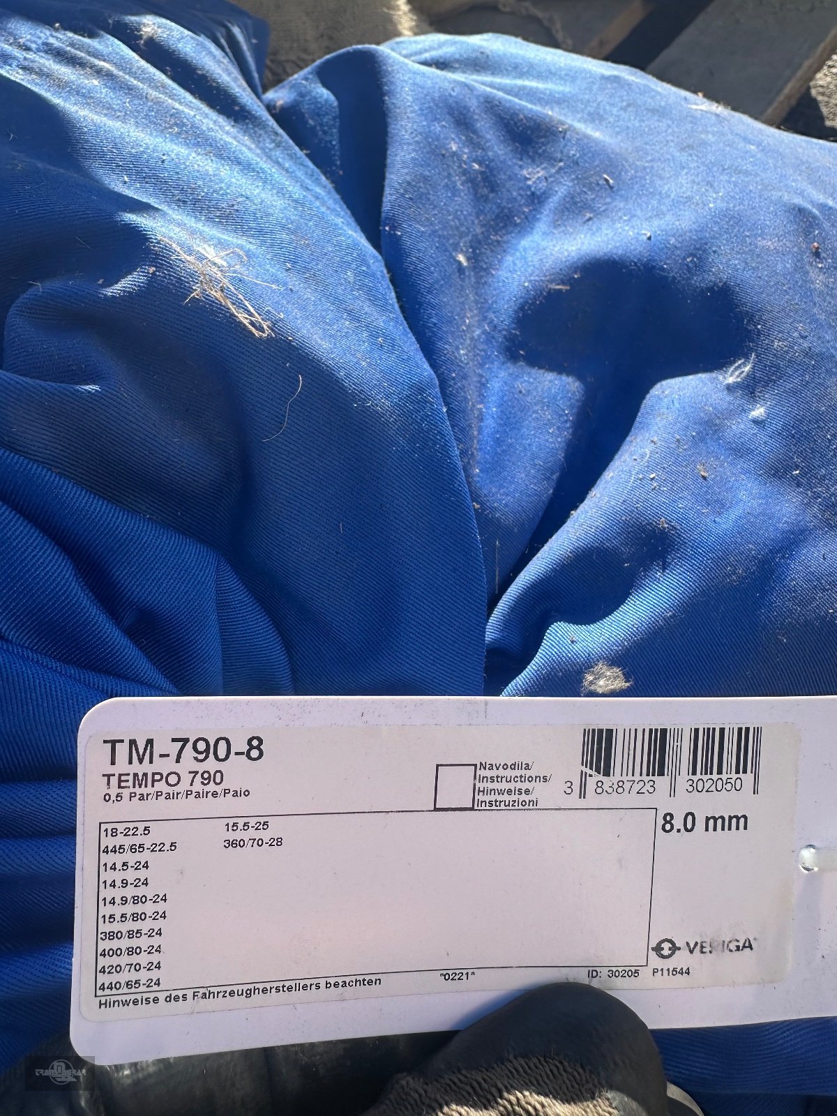 Schneekette del tipo Veriga Netzketten Tempo 440/65R24 (440/65-24) 8mm, Neumaschine en Rankweil (Imagen 5)