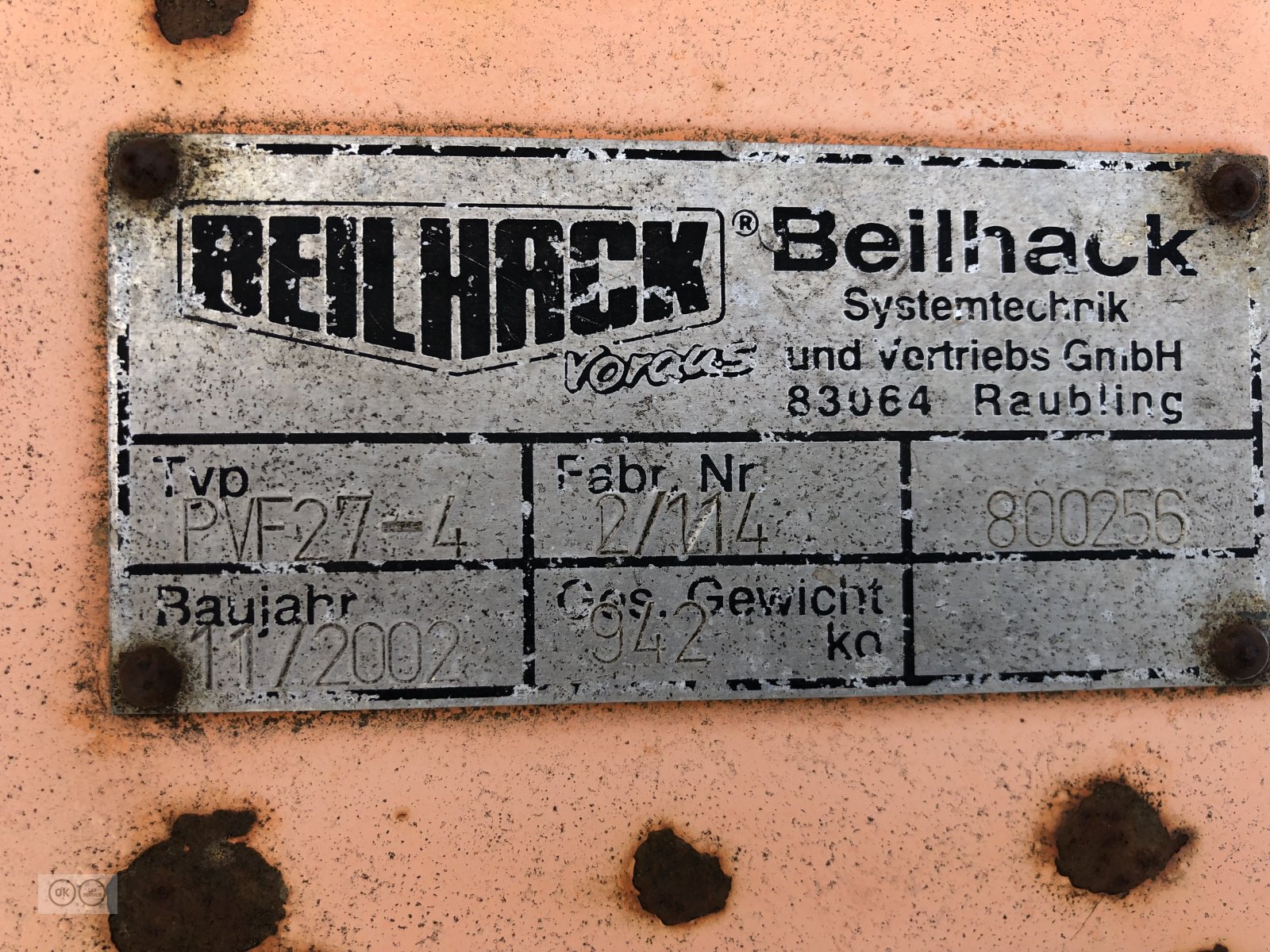 Schneepflug des Typs Beilhack PVF27-4, Gebrauchtmaschine in Titisee-Neustadt (Bild 3)