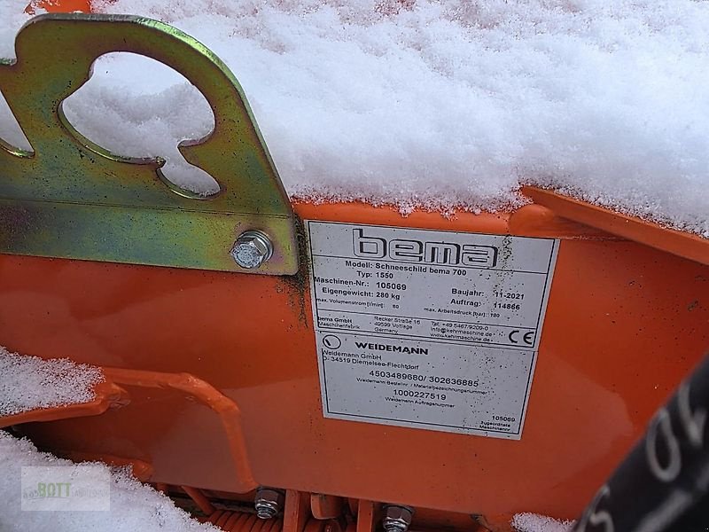 Schneepflug typu Bema Schneeschild, Neumaschine v Künzell (Obrázek 3)