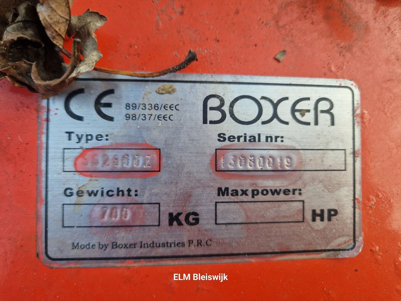 Schneepflug des Typs Boxer PU 2600SS, Gebrauchtmaschine in Bleiswijk (Bild 4)