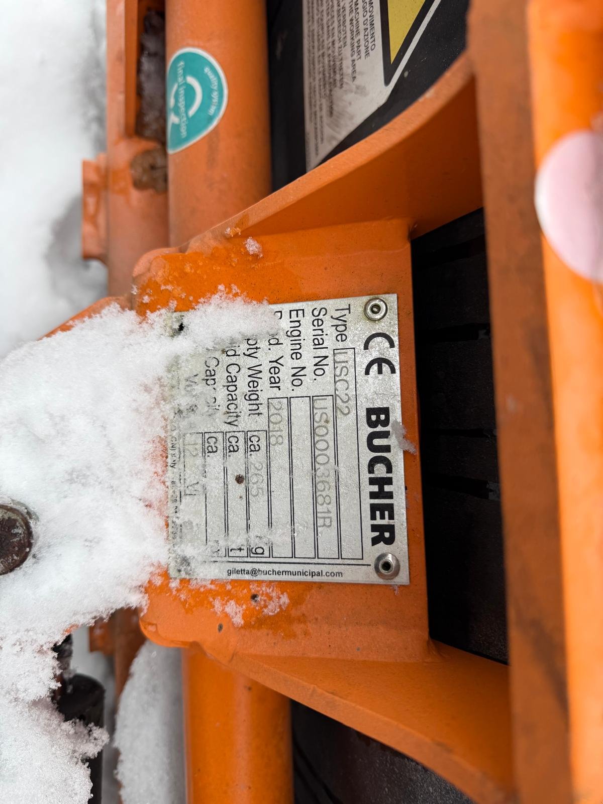 Schneepflug of the type Bucher USC22, Gebrauchtmaschine in Wiedemar (Picture 4)