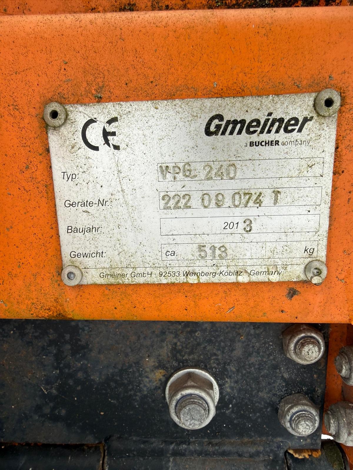 Schneepflug van het type Bucher VPG 240, Gebrauchtmaschine in Wiedemar (Foto 5)