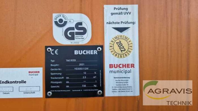 Schneepflug des Typs Bucher YETI W20T, Gebrauchtmaschine in Königslutter (Bild 5)