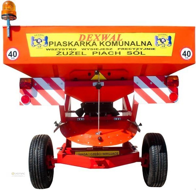 Schneepflug des Typs Dexwal PK1200 850L Streuer Salzstreuer Düngerstreuer Anhänger Winterdienst NEU, Neumaschine in Sülzetal OT Osterweddingen (Bild 1)