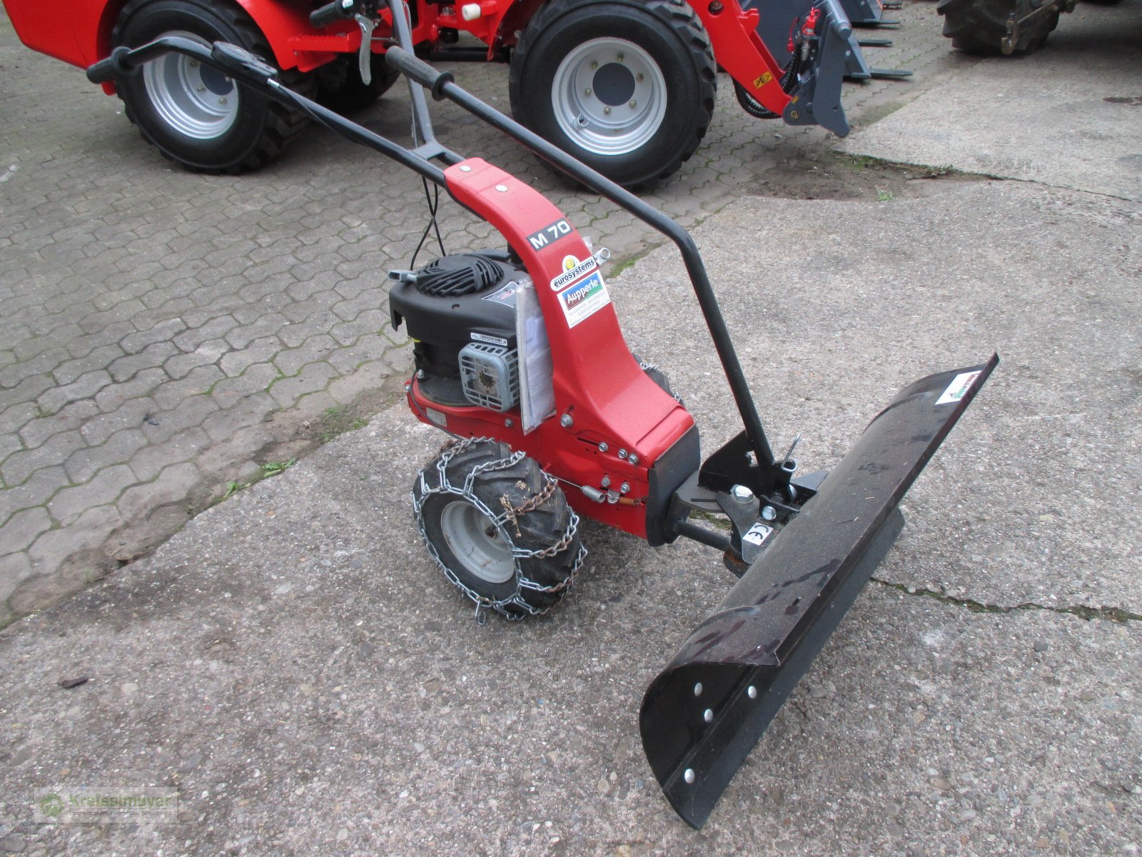 Schneepflug des Typs Eurosystems M 70 mit Schneeräumschild 85 cm u.Ketten, Gebrauchtmaschine in Feuchtwangen (Bild 2)