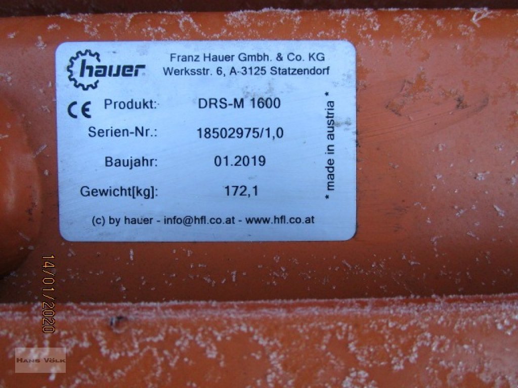 Schneepflug типа Hauer DRS-M 1600, Neumaschine в Soyen (Фотография 5)