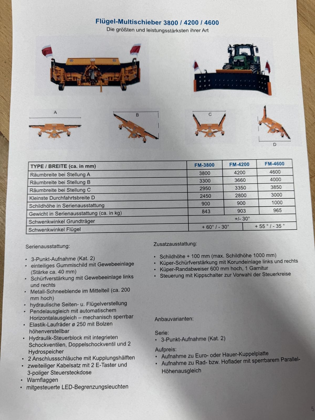 Schneepflug typu Hauer Multischieber, Neumaschine v Saldenburg (Obrázek 7)