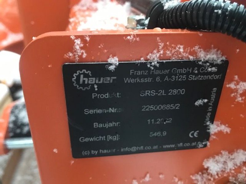 Schneepflug typu Hauer Schneepflug SRS-2L 2800mm Dreipunktanbau, Neumaschine v Tamsweg (Obrázek 10)