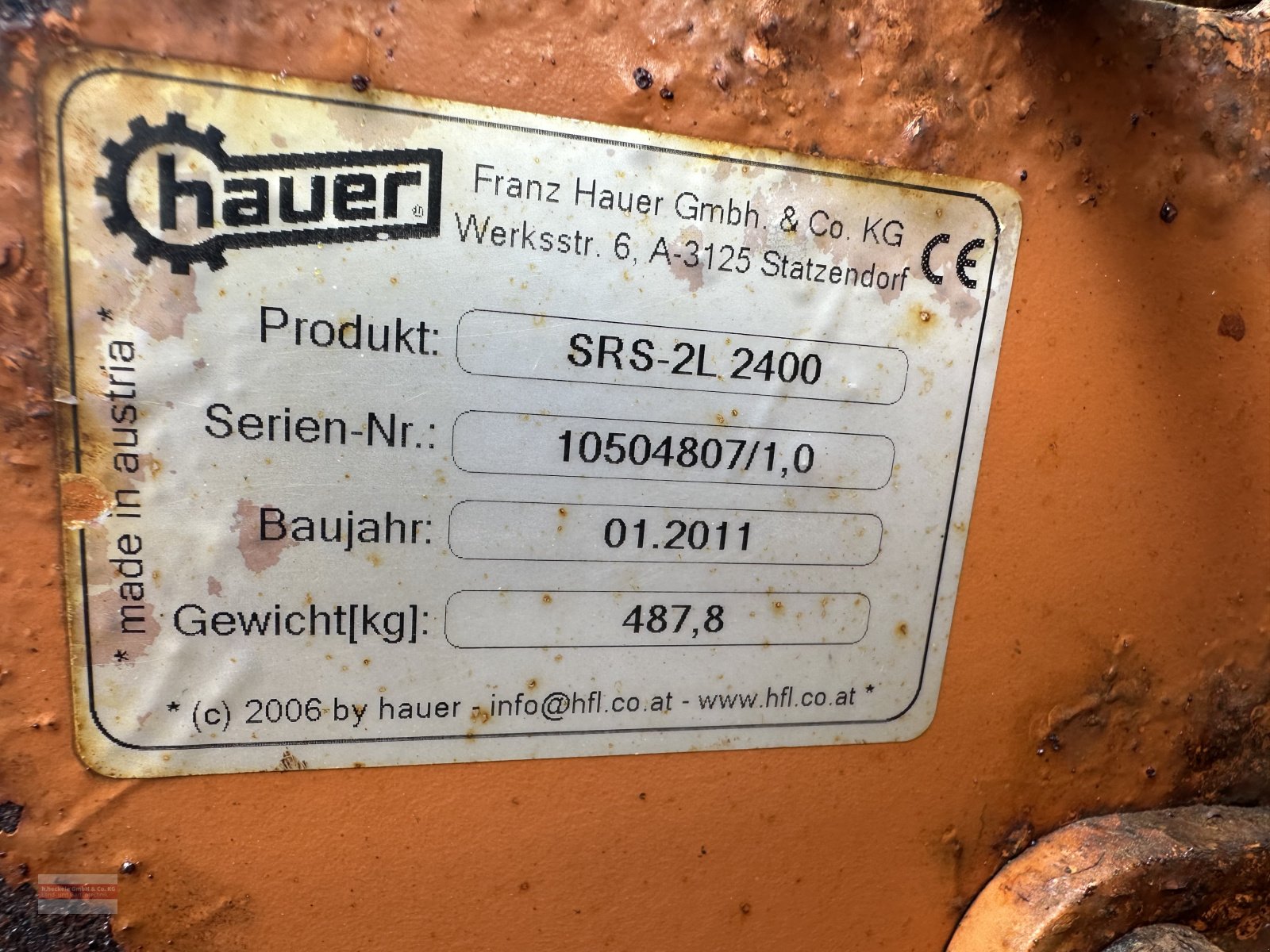 Schneepflug typu Hauer SRS-2L-2400, Gebrauchtmaschine v Epfendorf (Obrázek 5)