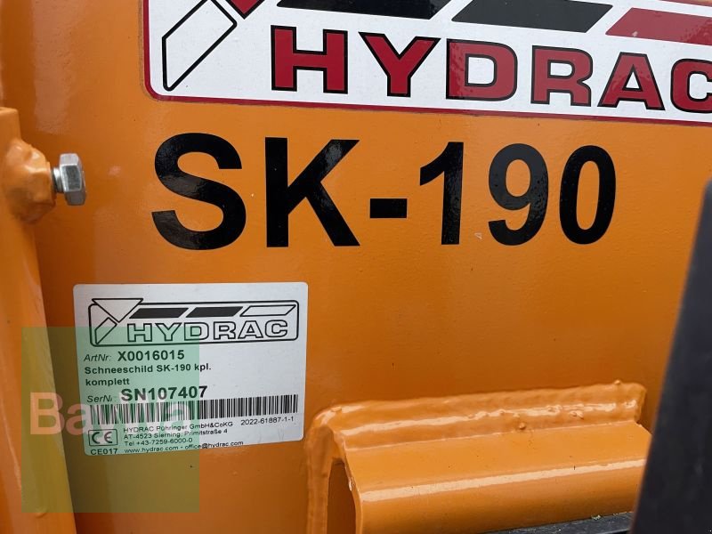 Schneepflug du type Hydrac SK-190, Gebrauchtmaschine en Bamberg (Photo 10)