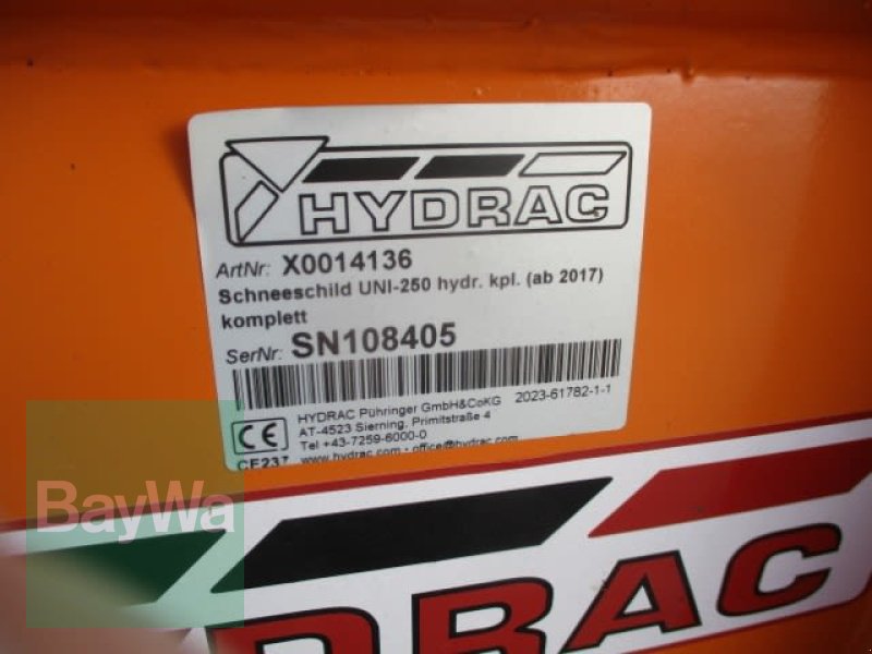 Schneepflug typu Hydrac UNI-250   #541, Gebrauchtmaschine v Schönau b.Tuntenhausen (Obrázek 7)