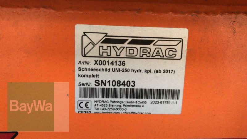 Schneepflug des Typs Hydrac UNI-250, Gebrauchtmaschine in Mindelheim (Bild 12)