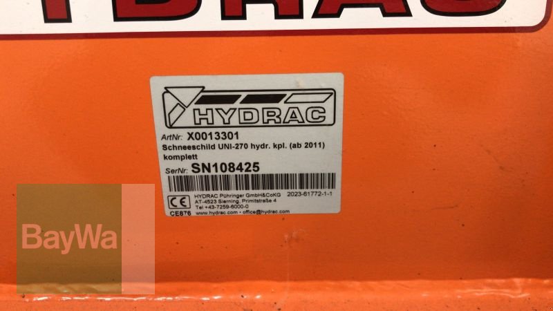 Schneepflug του τύπου Hydrac UNI-270, Gebrauchtmaschine σε Mindelheim (Φωτογραφία 14)
