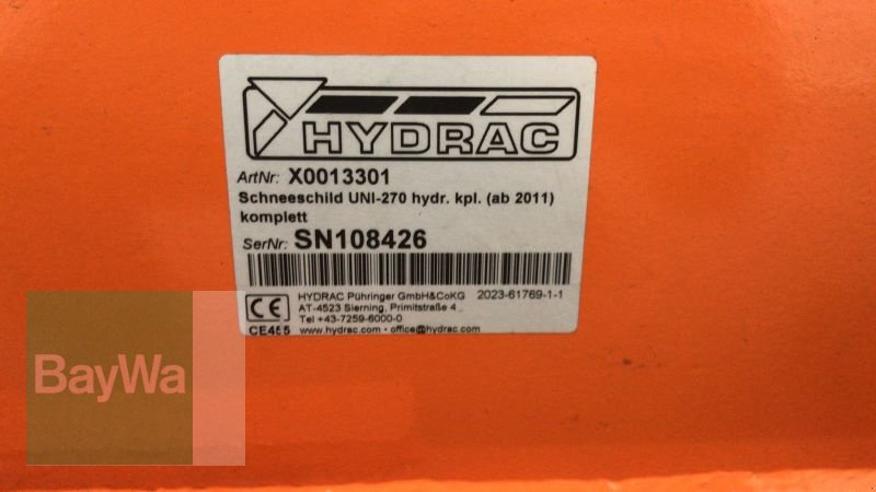 Schneepflug of the type Hydrac UNI-270, Gebrauchtmaschine in Mindelheim (Picture 12)