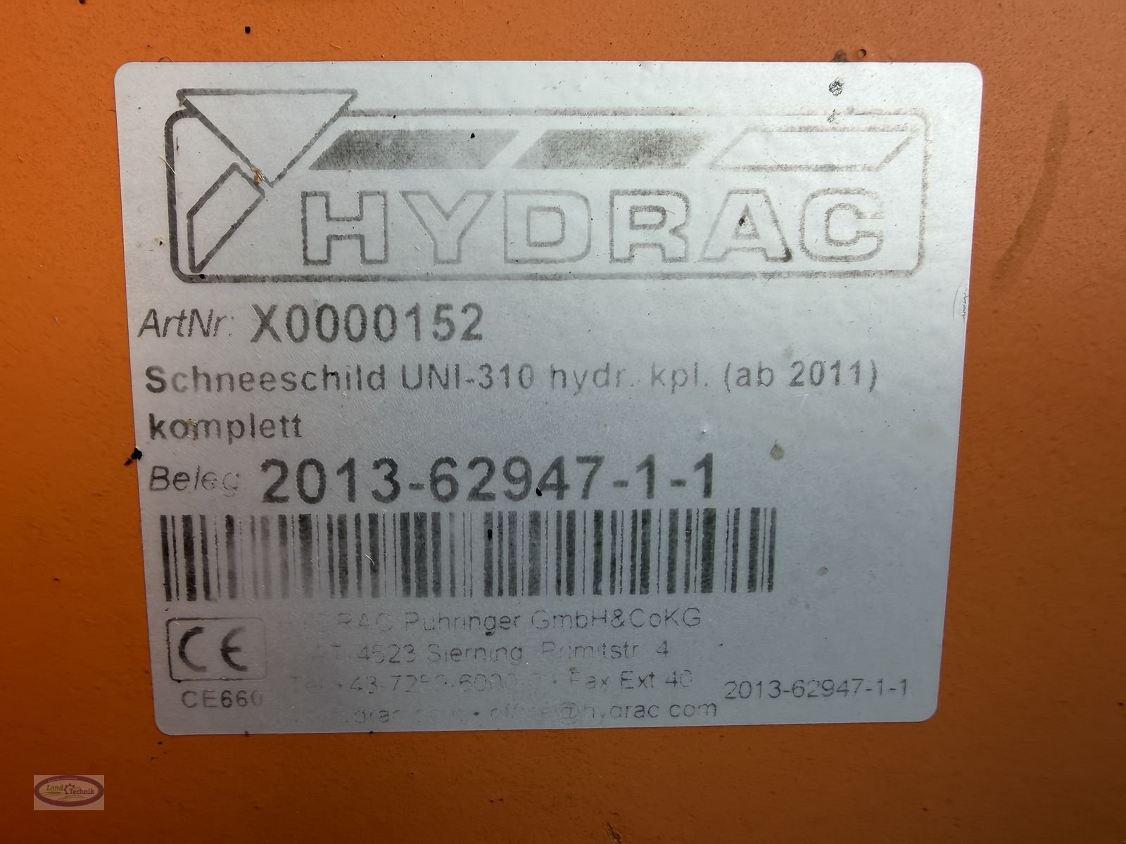 Schneepflug of the type Hydrac Uni 310, Gebrauchtmaschine in Münzkirchen (Picture 11)