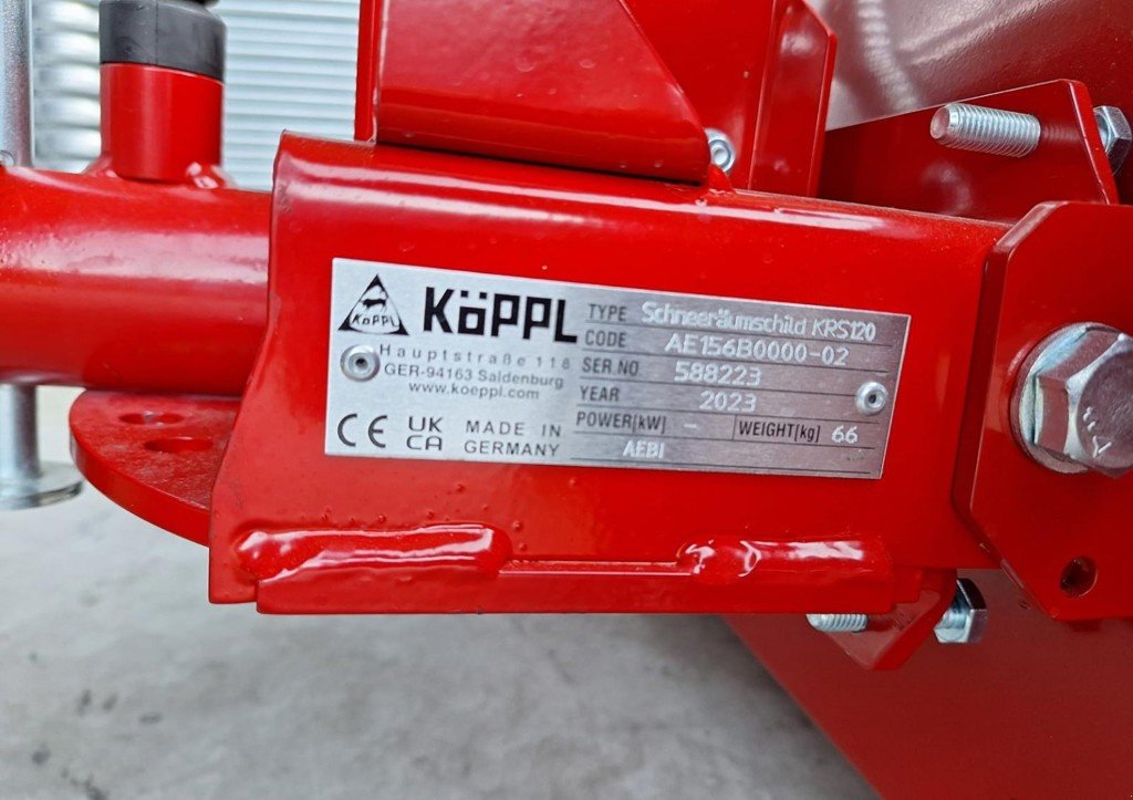 Schneepflug del tipo Köppl KRS 120, Neumaschine en Susten (Imagen 8)