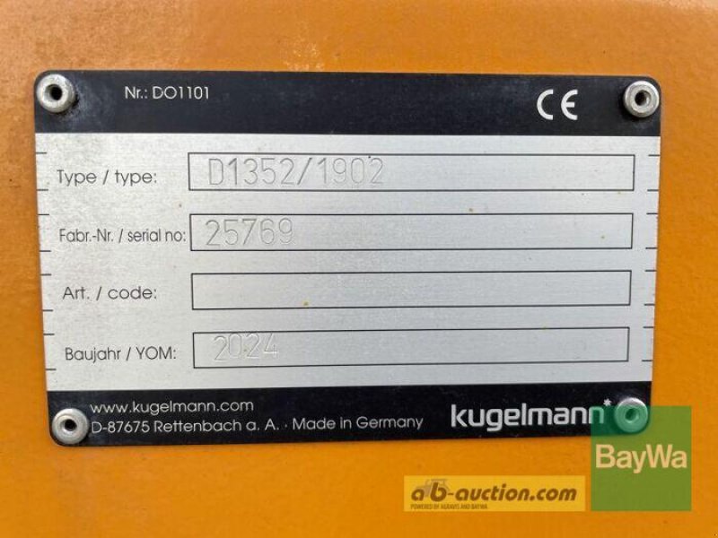 Schneepflug des Typs Kugelmann DUPLEX 1,90M³, Gebrauchtmaschine in Bamberg (Bild 11)
