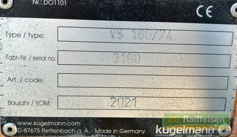 Schneepflug des Typs Kugelmann Vario Schneeräumschi, Gebrauchtmaschine in Bühl (Bild 12)