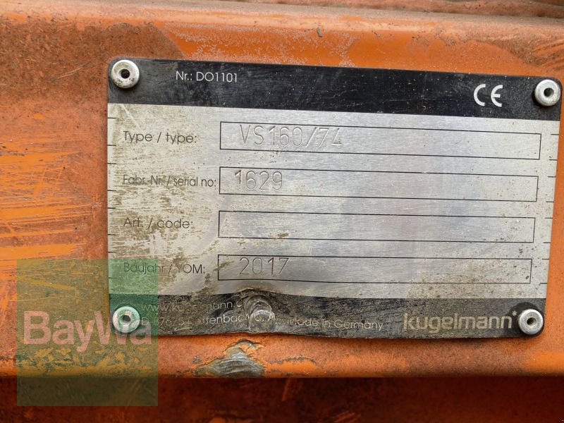 Schneepflug του τύπου Kugelmann VS160/74, Gebrauchtmaschine σε Obertraubling (Φωτογραφία 10)