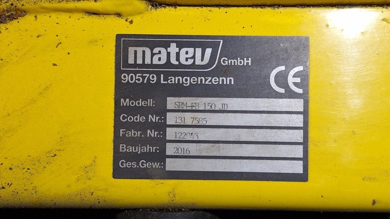 Schneepflug des Typs Matev SRM-FB 150 JD, Ausstellungsmaschine in Eichberg (Bild 3)
