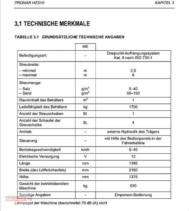 Schneepflug van het type PRONAR HZS 10 Selbstladestreuer, Neumaschine in Ostheim/Rhön (Foto 6)