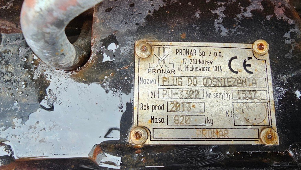 Schneepflug типа PRONAR PU-3300, Gebrauchtmaschine в Altendorf (Фотография 5)