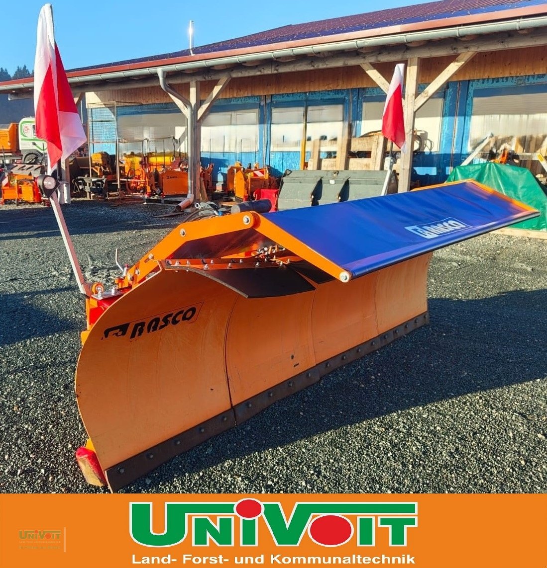 Schneepflug типа Rasco Dreipunkt Schneepflug Mosor PK 3.2 für Unimog MB trac Traktor, Gebrauchtmaschine в Warmensteinach (Фотография 4)