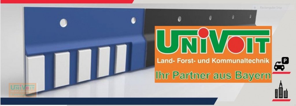 Schneepflug Türe ait Rasco Kombischienen Univoit, Neumaschine içinde Warmensteinach (resim 7)