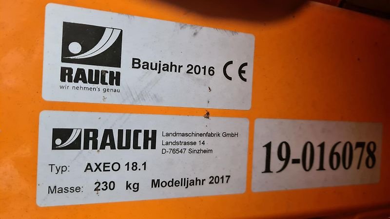 Schneepflug of the type Rauch AXEO 18.1 C-200, Gebrauchtmaschine in Fürstenstein (Picture 5)