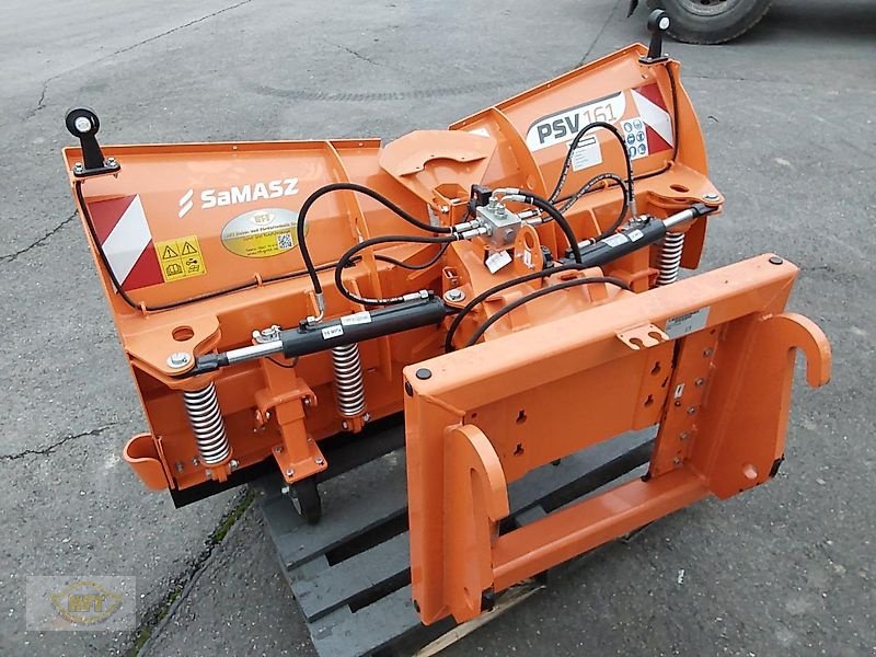 Schneepflug typu SaMASZ PSV 161 für z.B. Weidemann/Schäffer Radlader, Neumaschine v Mühlhausen-Görmar (Obrázek 4)
