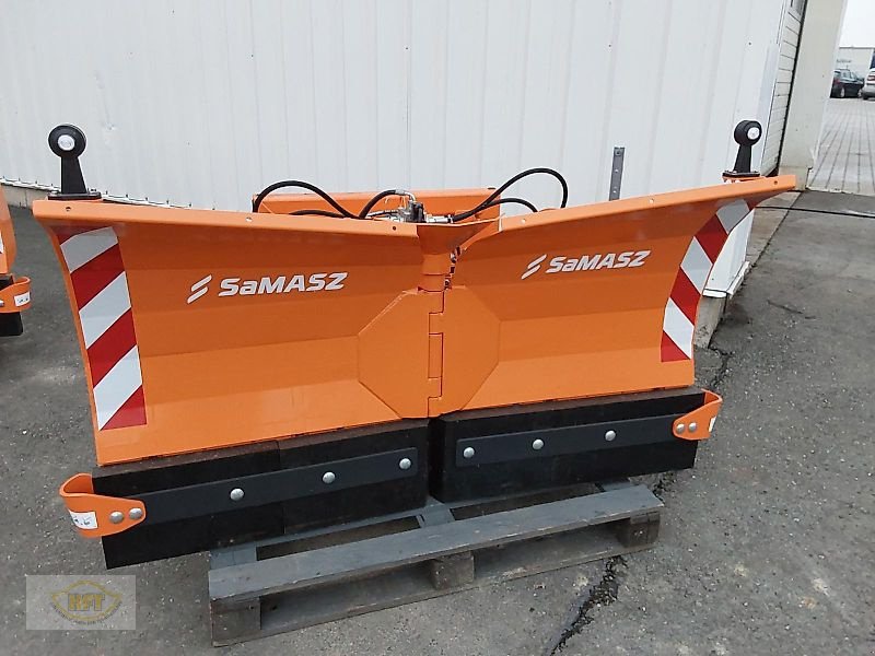 Schneepflug des Typs SaMASZ PSV 161 für z.B. Weidemann/Schäffer Radlader, Neumaschine in Mühlhausen-Görmar (Bild 1)