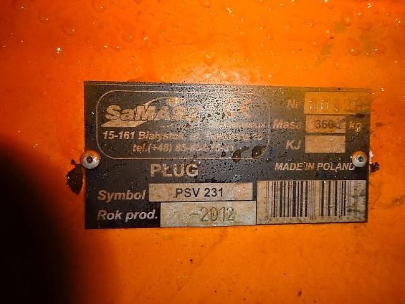 Schneepflug of the type SaMASZ PSV 231 Varioschneepflug  2,3 Meter, Gebrauchtmaschine in Neureichenau (Picture 7)