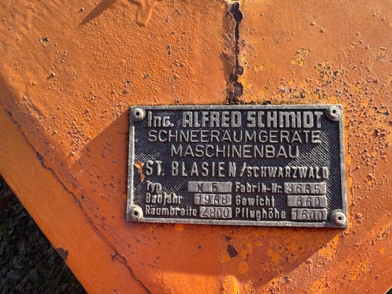 Schneepflug typu Schmidt 280, Gebrauchtmaschine v Klotz Hans-Jürgen (Obrázek 3)