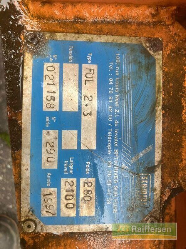 Schneepflug Türe ait Schmidt FOL 2.3, Gebrauchtmaschine içinde Bühl (resim 14)