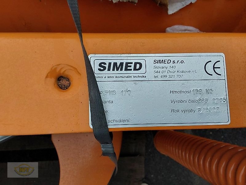 Schneepflug des Typs Simed PMS 170, Neumaschine in Mühlhausen-Görmar (Bild 4)