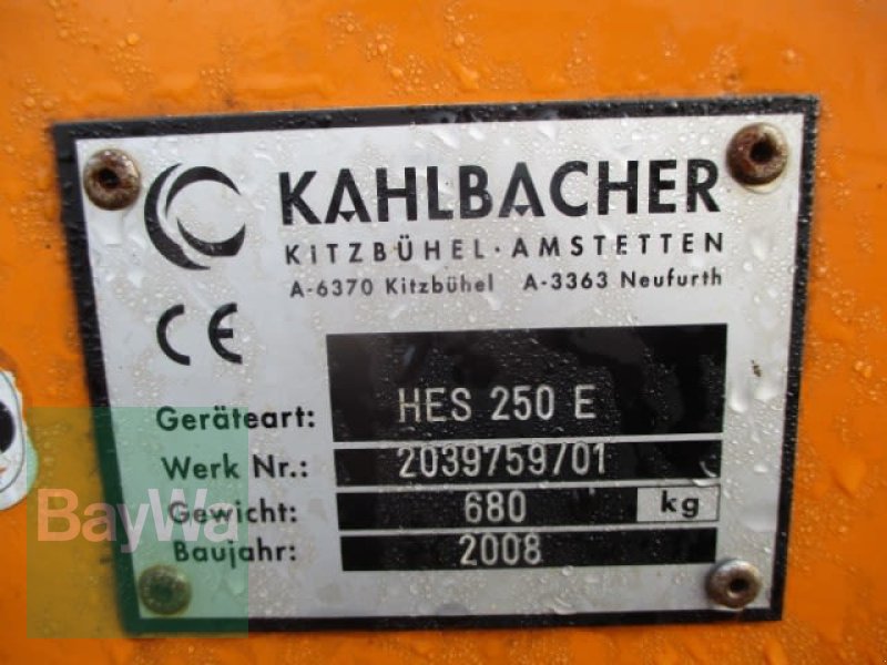 Schneepflug типа Sonstige KAHLBACHER HES 250 E    #549, Gebrauchtmaschine в Schönau b.Tuntenhausen (Фотография 11)